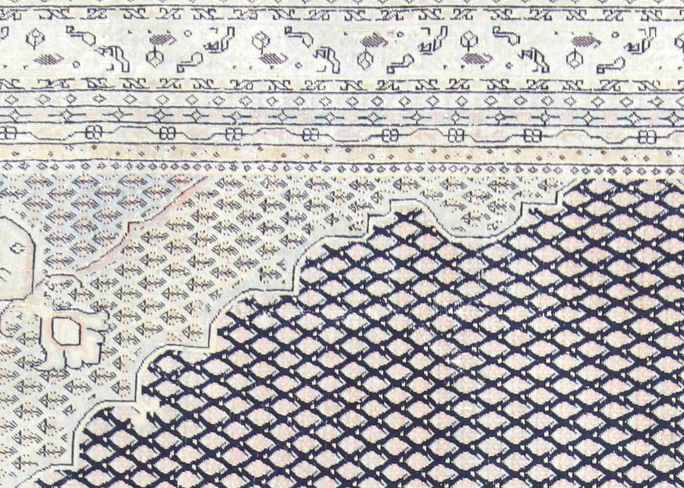 Vintage Persian Tabriz Rug - 8'2" x 10'1" - 201143