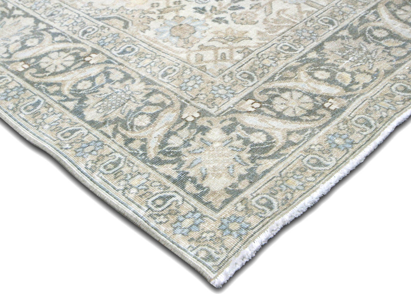 Semi Antique Persian Tabriz Rug - 5'10" x 9'3" - 201145
