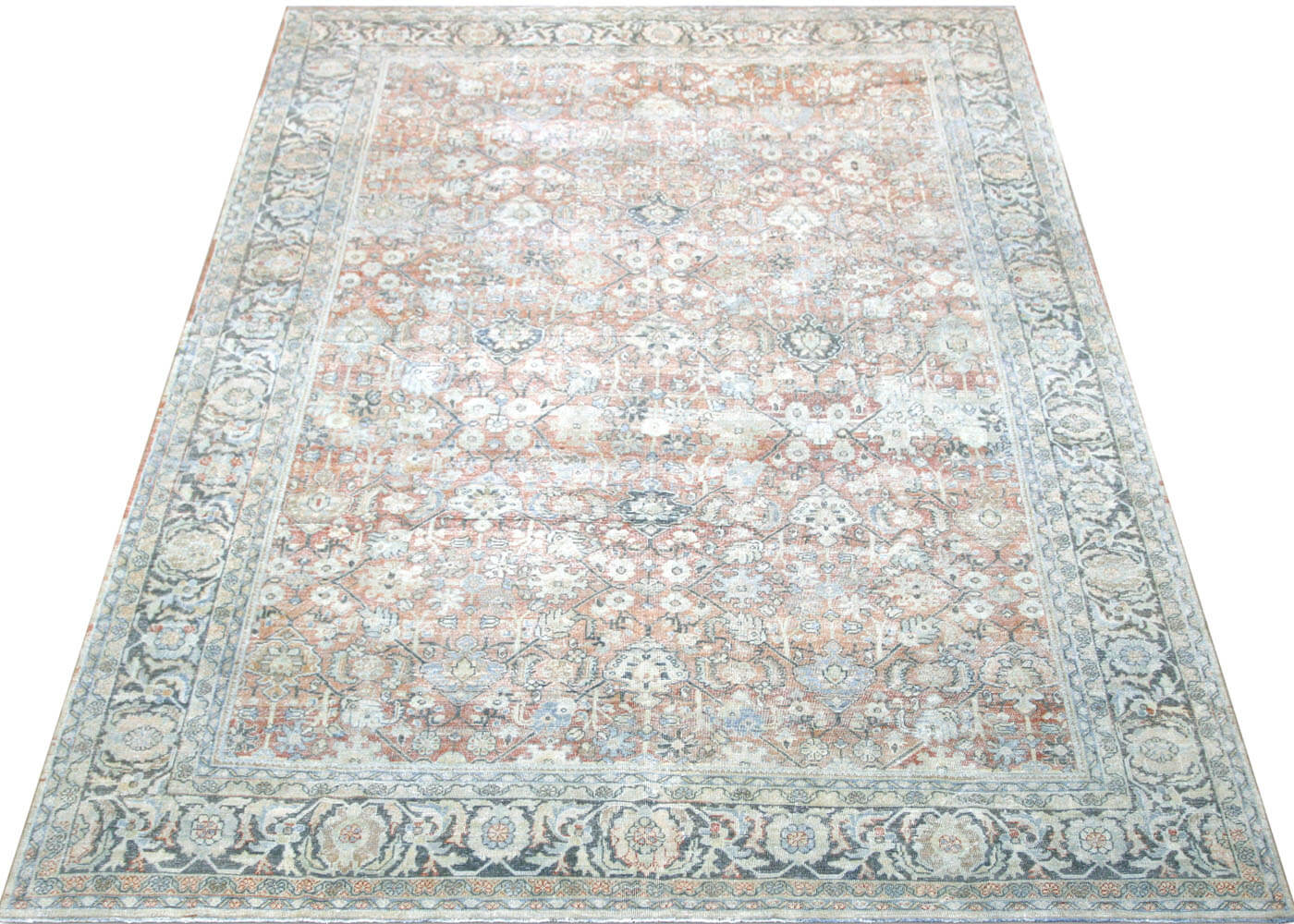 Semi Antique Persian Mahal Rug - 9' x 12'3" - 201146