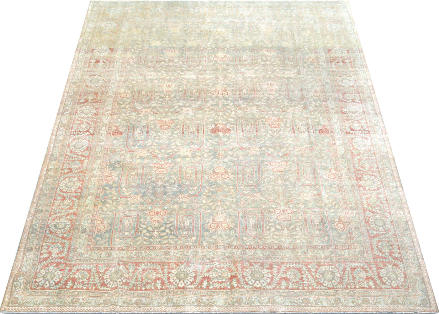 Semi Antique Persian Bidjar Rug - 8'4" x 11'7" - 201151