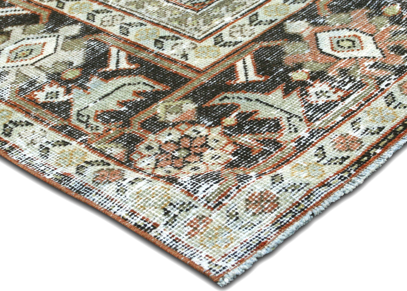 Vintage Persian Mahal Rug - 7' x 10'4" - 210001