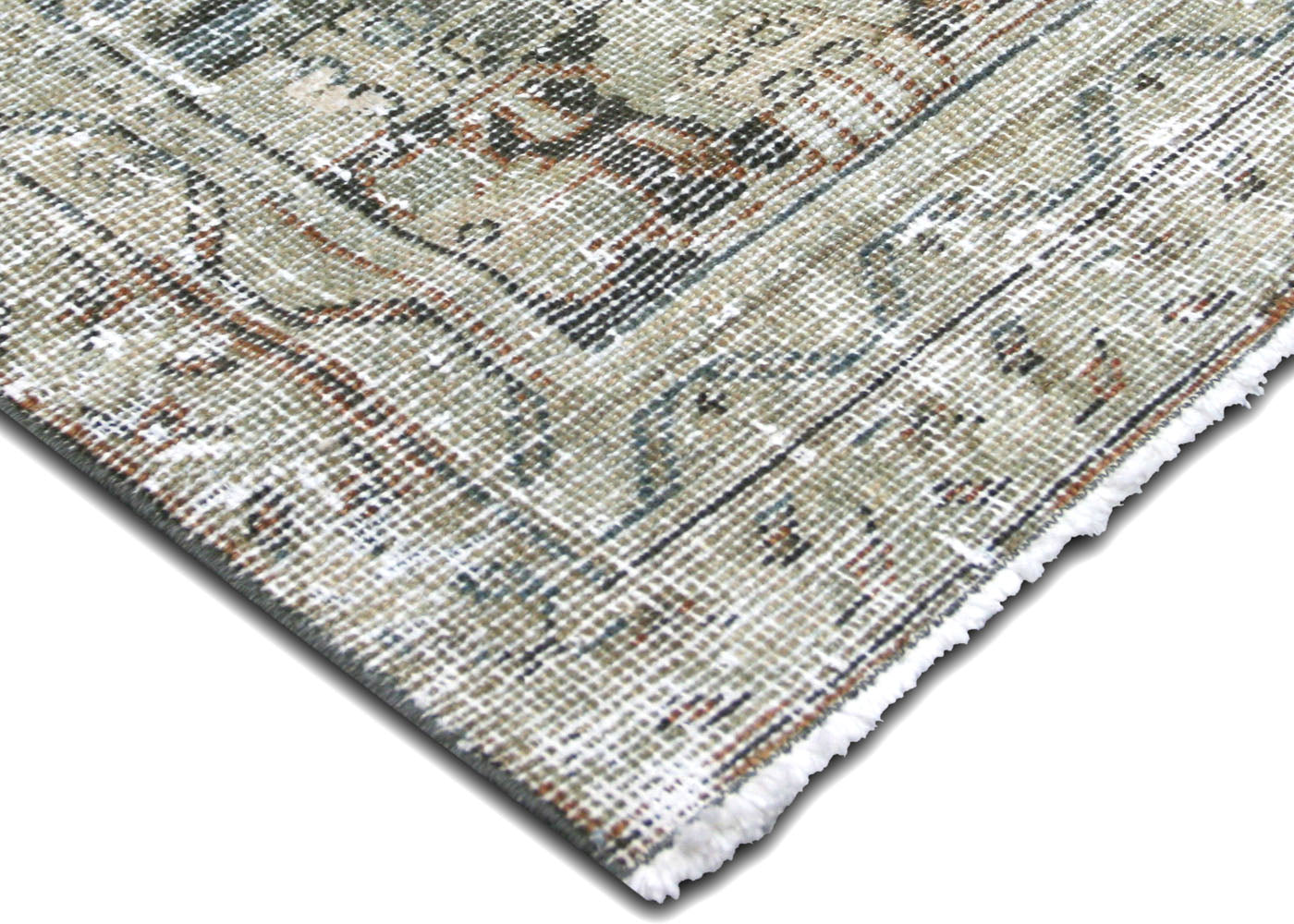 Vintage Persian Mahal Rug - 8'11" x 12' - 210004