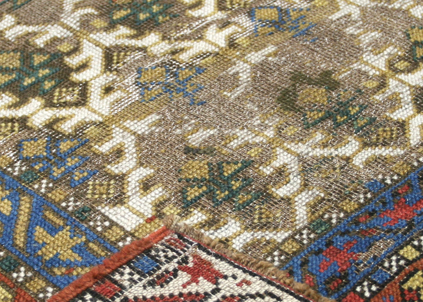 Antique Persian Heriz Runner - 3'2" x 13'9" - 210016