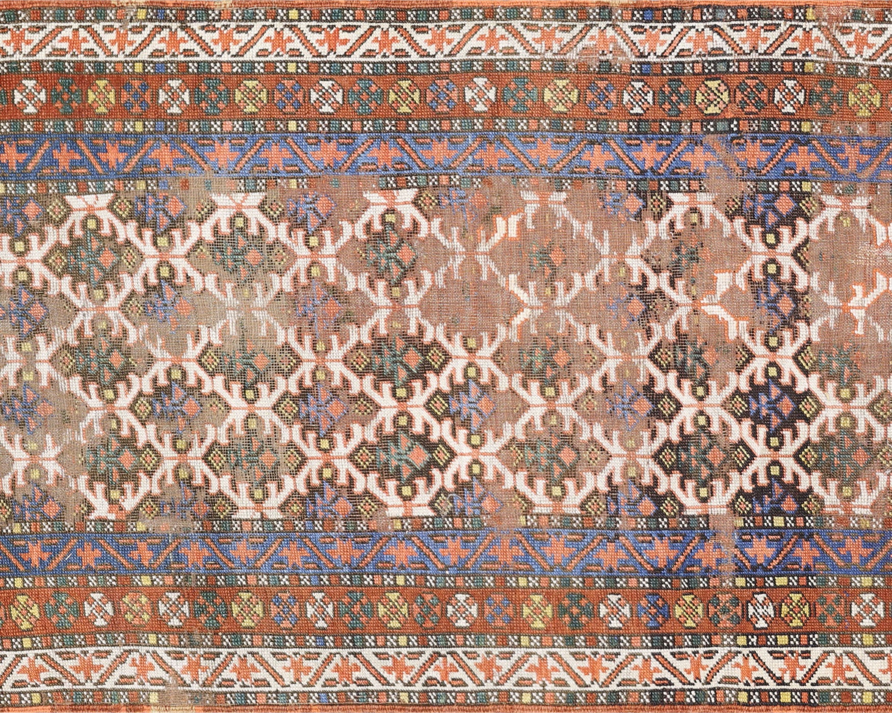 Antique Persian Heriz Runner - 3'2" x 13'9"