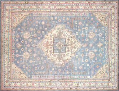 Semi Antique Turkish Oushak Rug - 12'6" x 16'