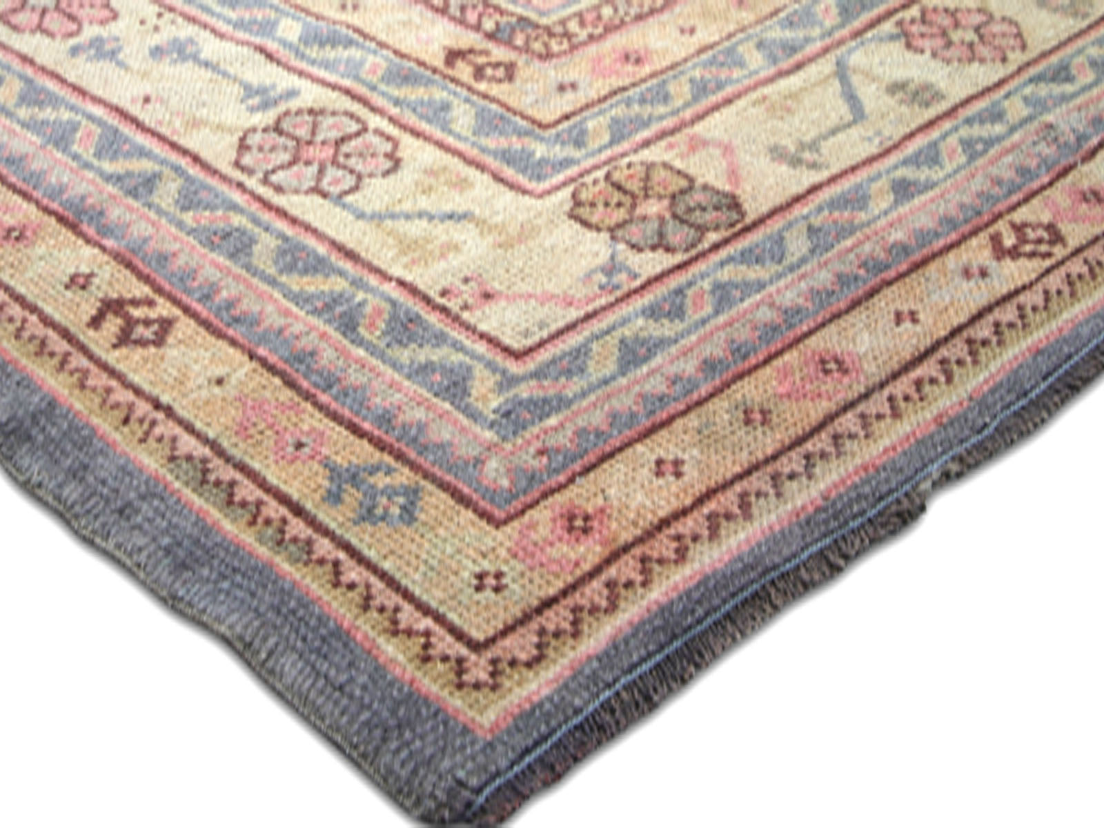 Semi Antique Turkish Oushak Rug - 12'6" x 16'