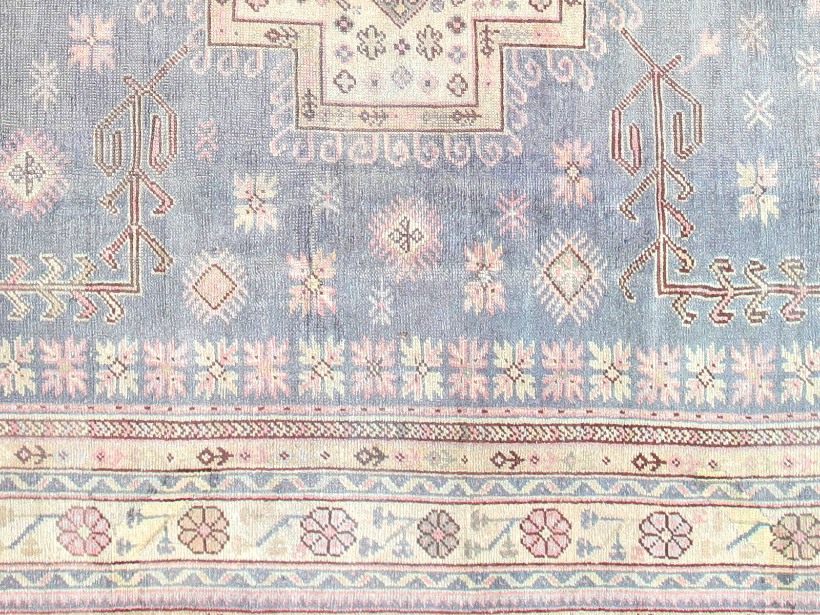 Semi Antique Turkish Oushak Rug - 12'6" x 16'