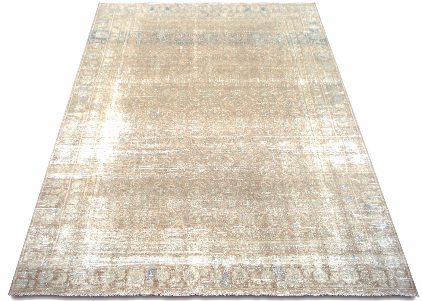 Semi Antique Persian Melayer Rug - 6'9" x 10'11" - 210028