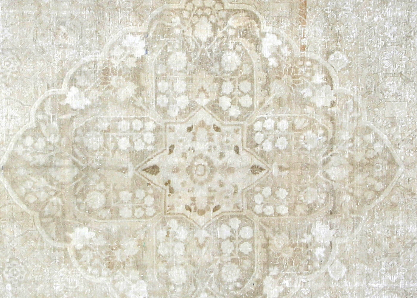 Semi Antique Persian Tabriz Rug - 13'4" x 18'7"
