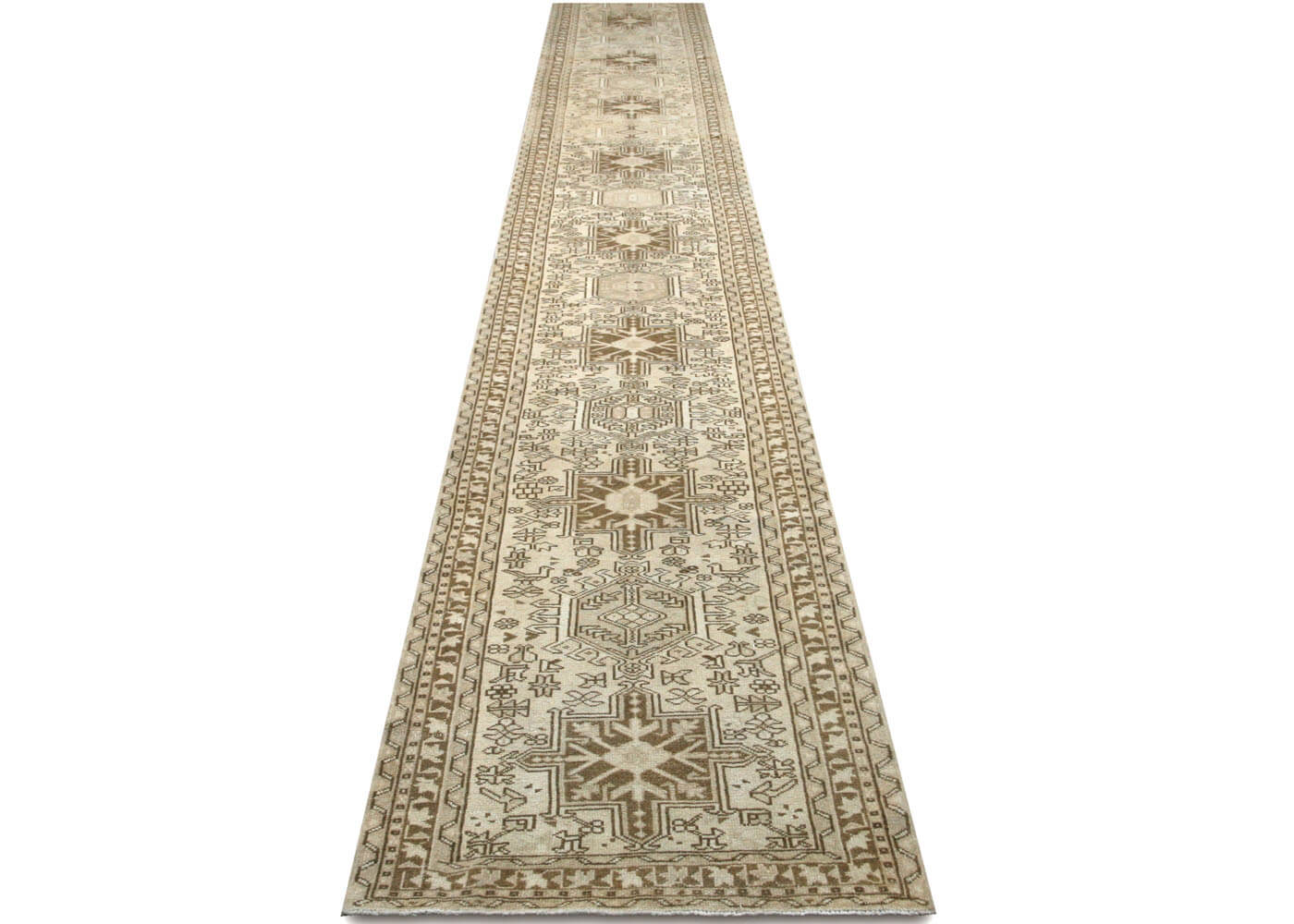 Vintage Persian Melayer Runner - 2'10" x 34'6" - 210056