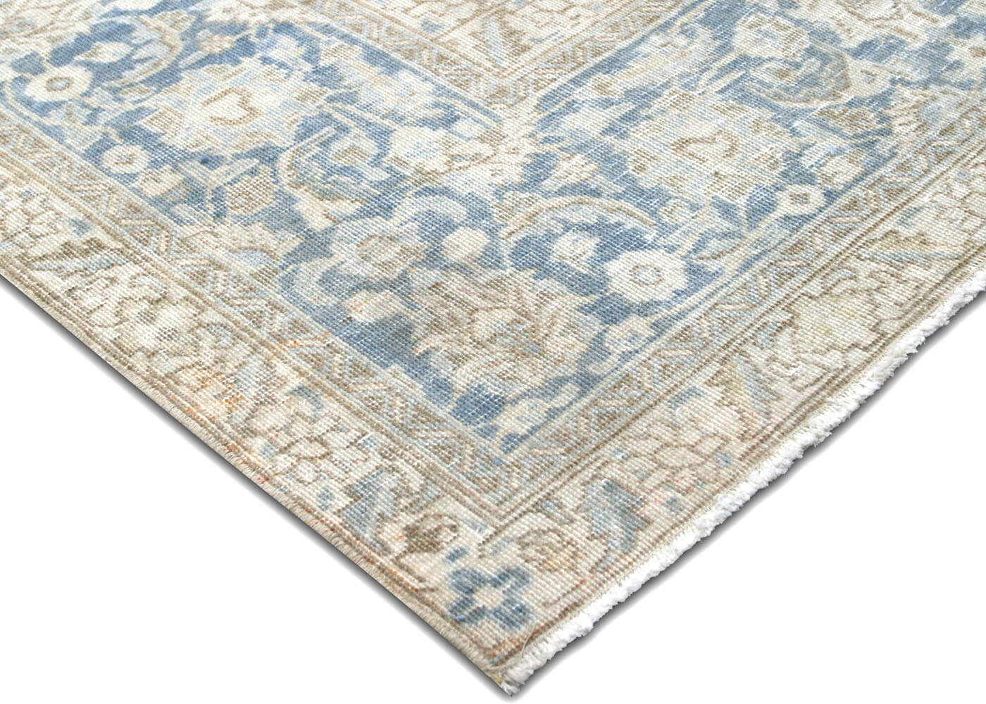 Semi Antique Persian Tabriz Rug - 9'1" x 12'1" - 210061