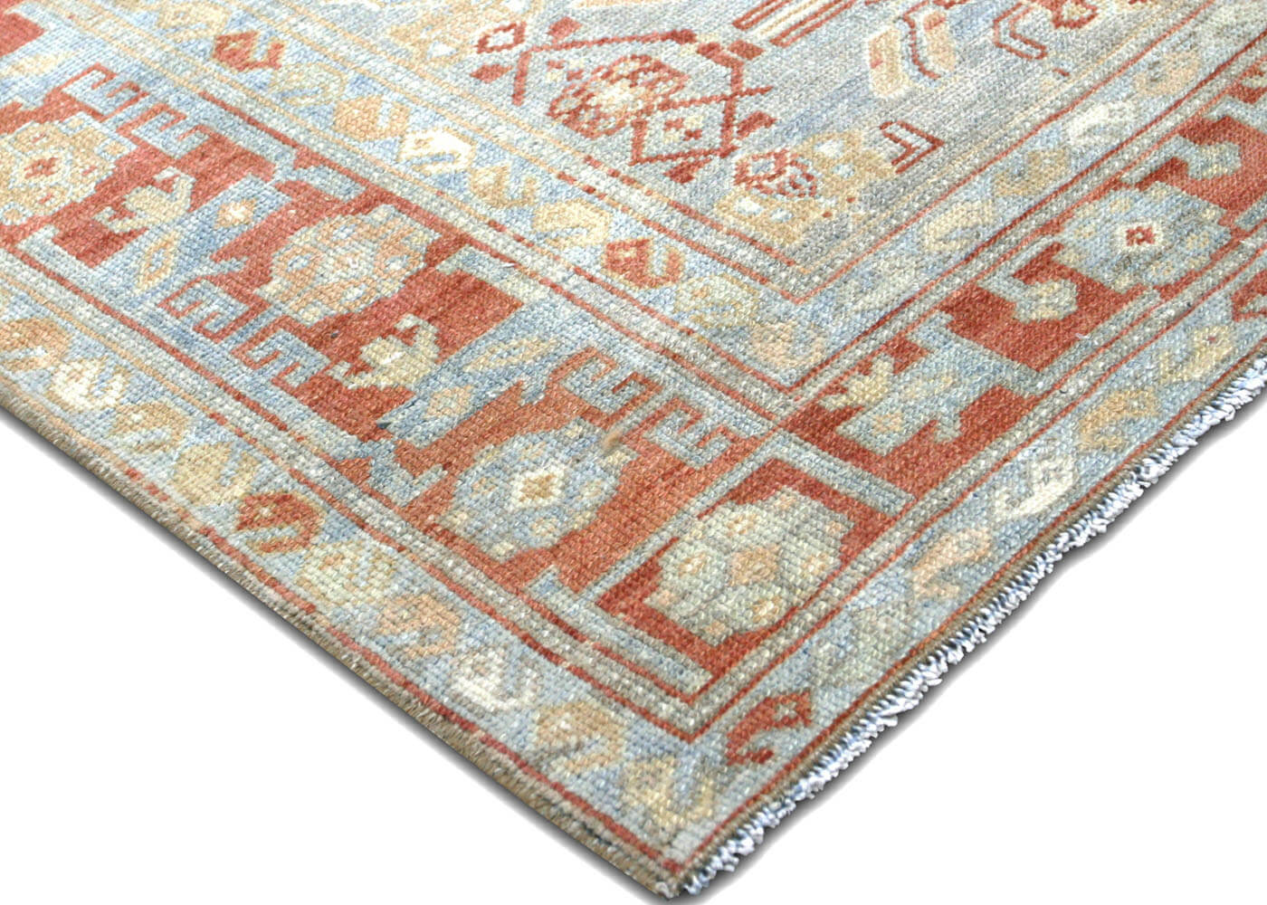 Semi Antique Persian Melayer Runner - 3'5" x 15'7" - 210062