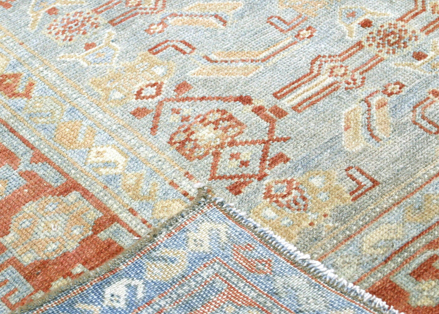 Semi Antique Persian Melayer Runner - 3'5" x 15'7" - 210062