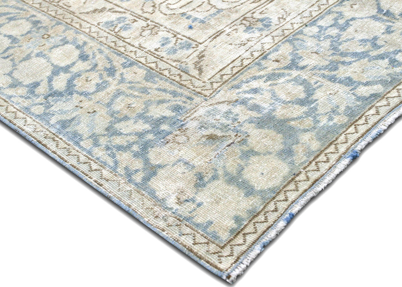 Semi Antique Persian Tabriz Rug - 8'7" x 12'2" - 210063