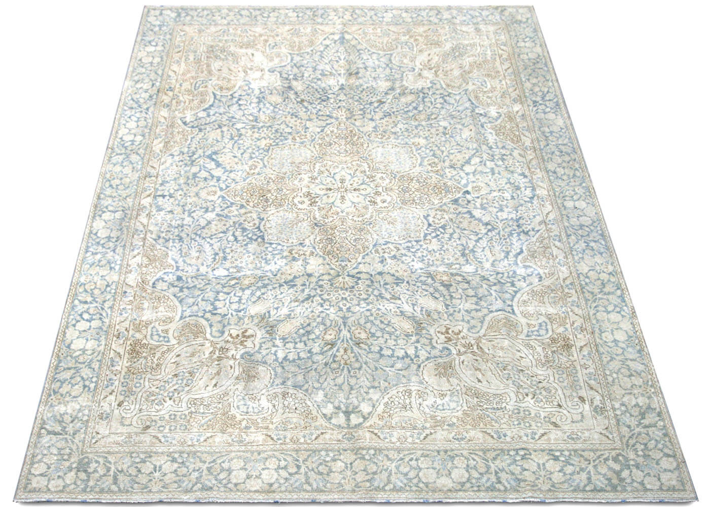 Semi Antique Persian Tabriz Rug - 8'7" x 12'2" - 210063