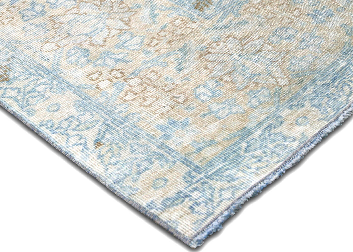 Semi Antique Persian Tabriz Rug - 7'9" x 11' - 210073