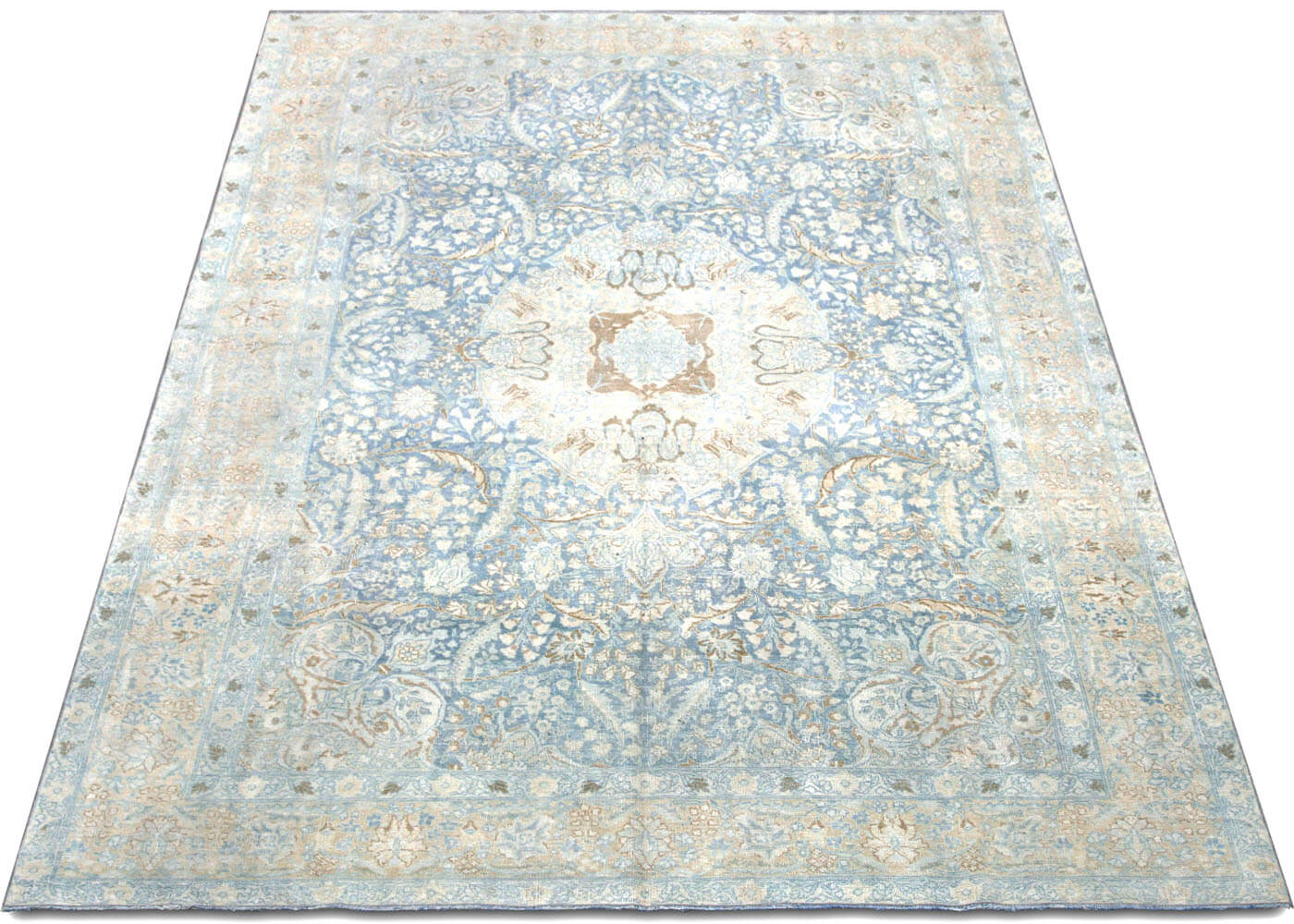 Semi Antique Persian Tabriz Rug - 7'9" x 11' - 210073