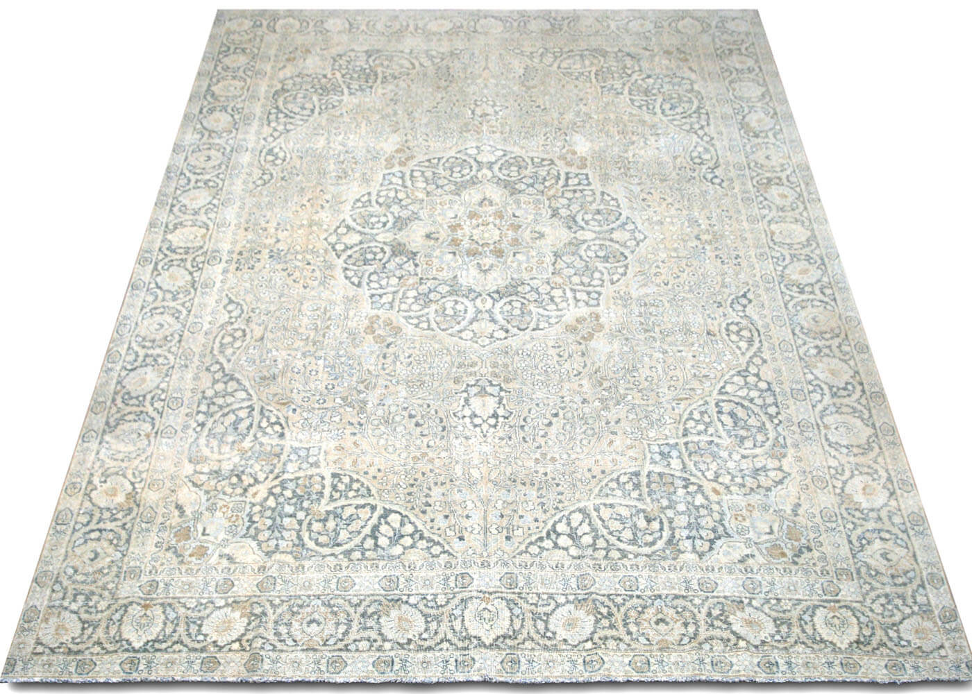 Semi Antique Persian Tabriz Rug - 11'6" x 14'10" - 210077