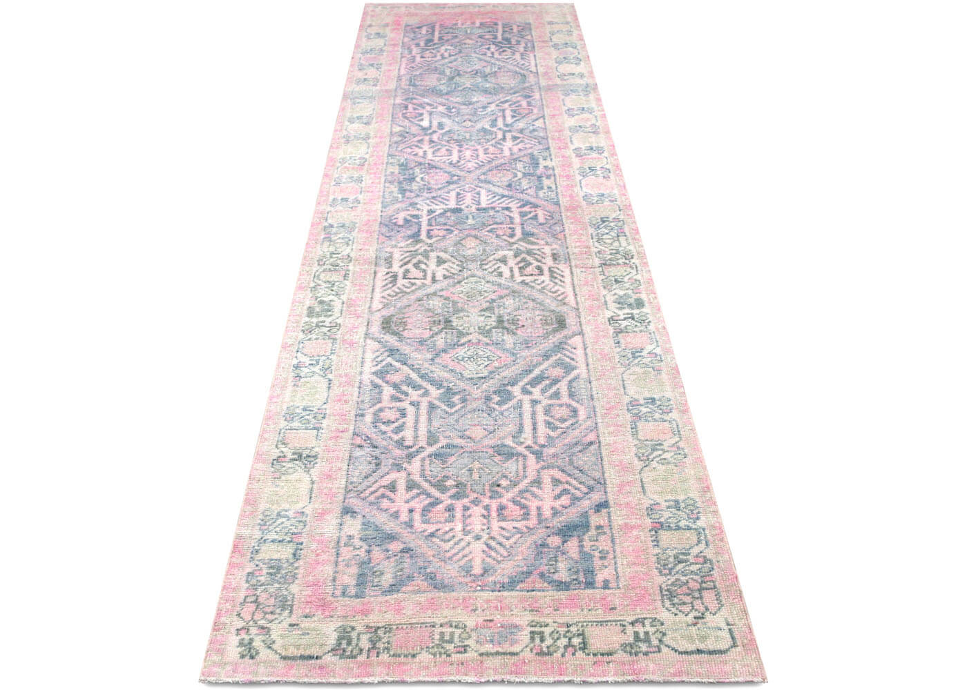 Semi Antique Persian Melayer Runner - 2'11" x 11'9" - 210081