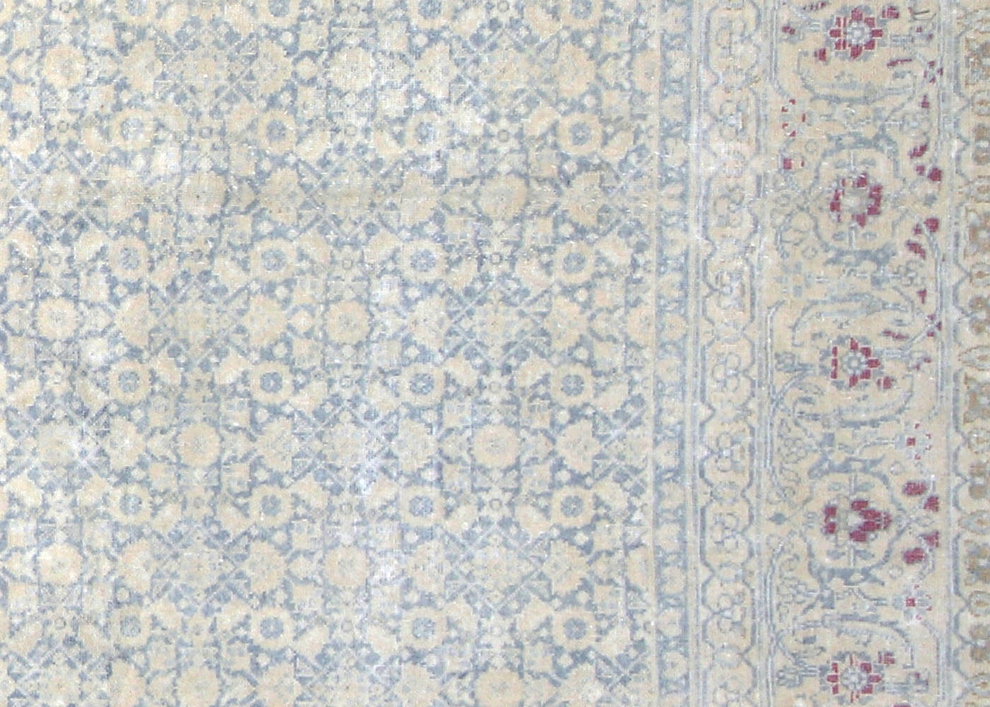 Semi Antique Persian Tabriz Rug - 8'9" x 12'2" - 210082