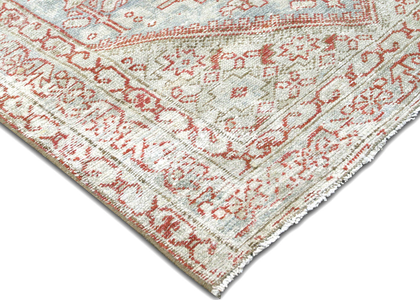 Semi Antique Persian Melayer Runner - 3'5" x 15' - 210083