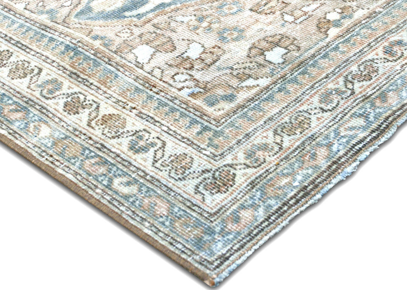 Semi Antique Persian Tabriz Rug - 7'3" x 11'4" - 210085
