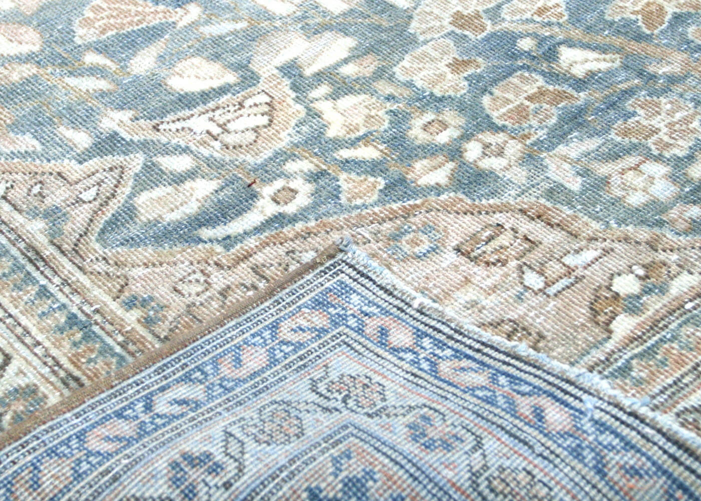 Semi Antique Persian Tabriz Rug - 7'3" x 11'4" - 210085