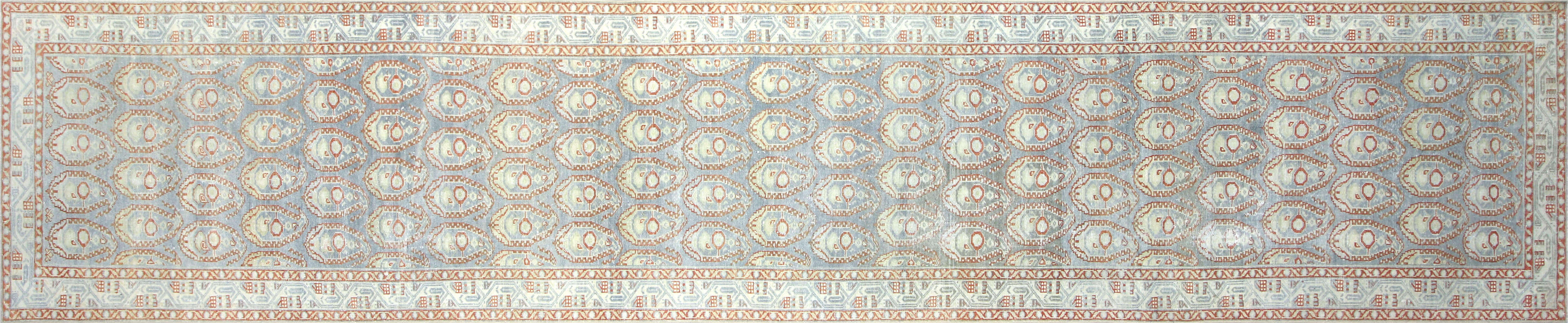 Semi Antique Persian Melayer Runner - 3'4" x 16'2" - 210097