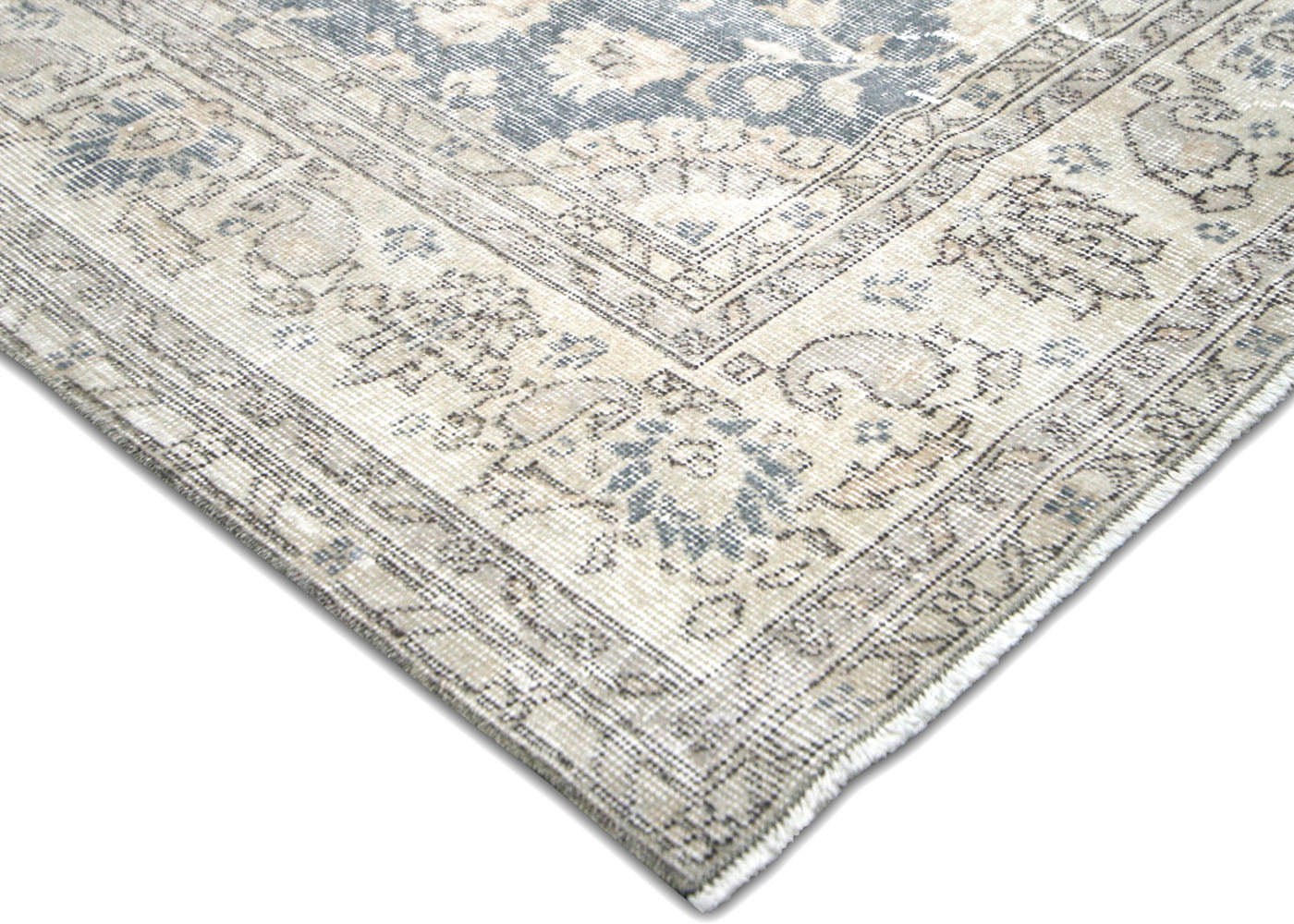 Vintage Turkish Oushak Rug - 6'6" x 9'11" - 210099