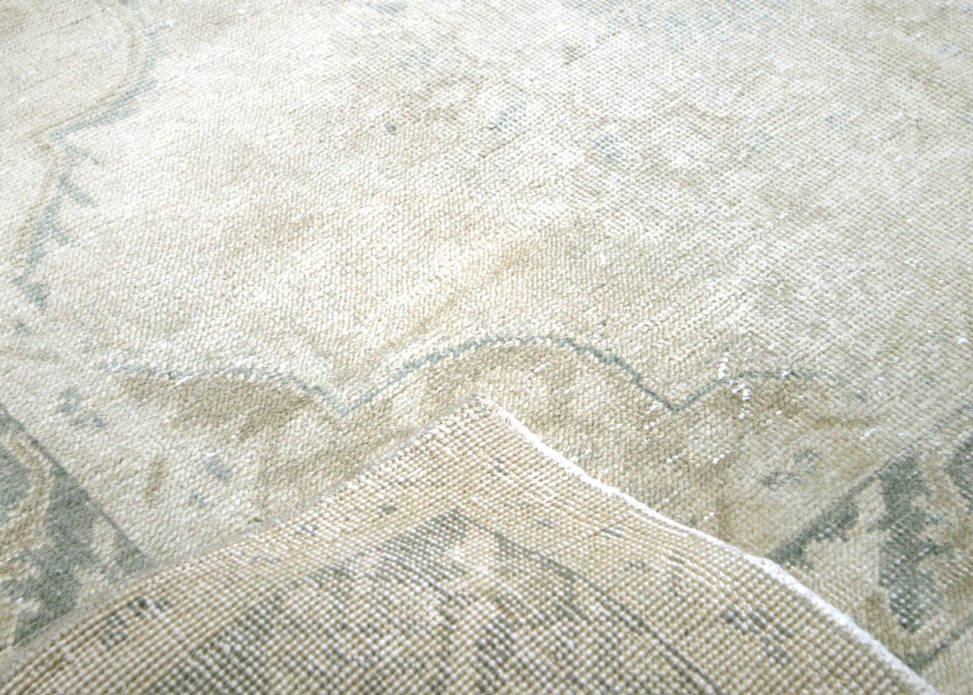 Vintage Turkish Oushak Rug - 4'9" x 12'10" - 210100