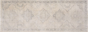 Vintage Turkish Oushak Rug - 4'9" x 12'10" - 210100