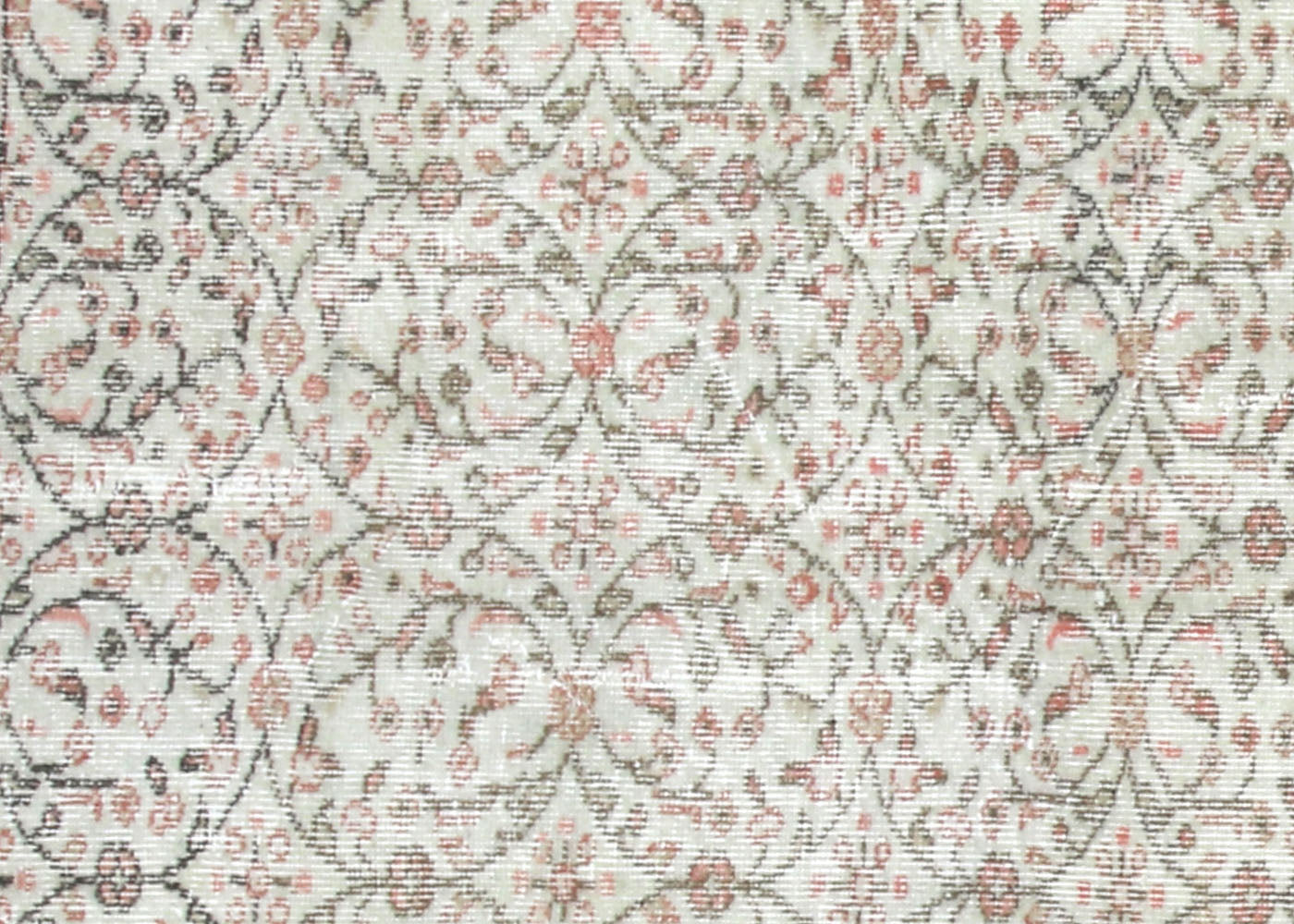 Vintage Turkish Oushak Rug - 6'6" x 10'2" - 210103