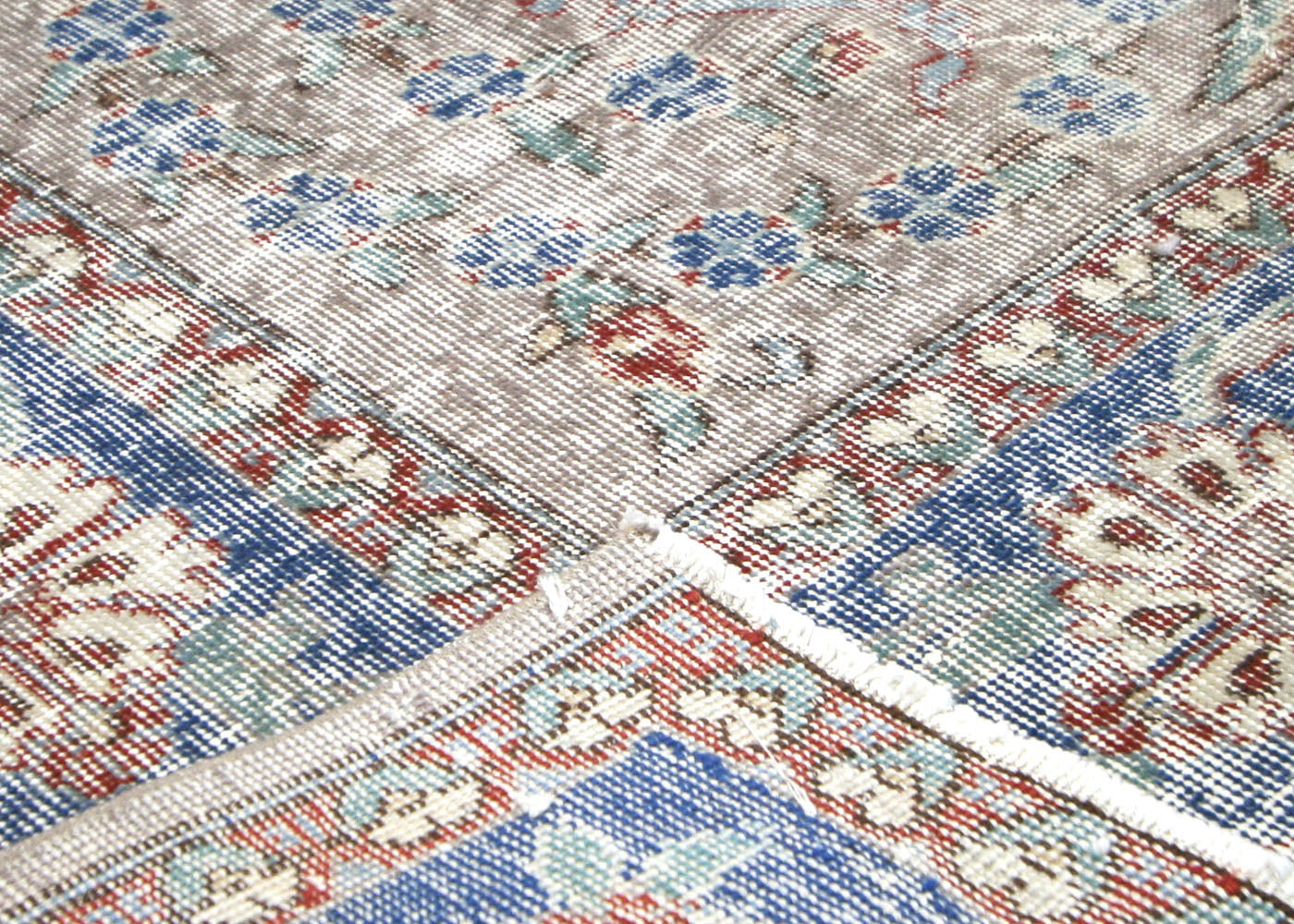 Vintage Turkish Oushak Rug - 7'5" x 10'10" - 210105