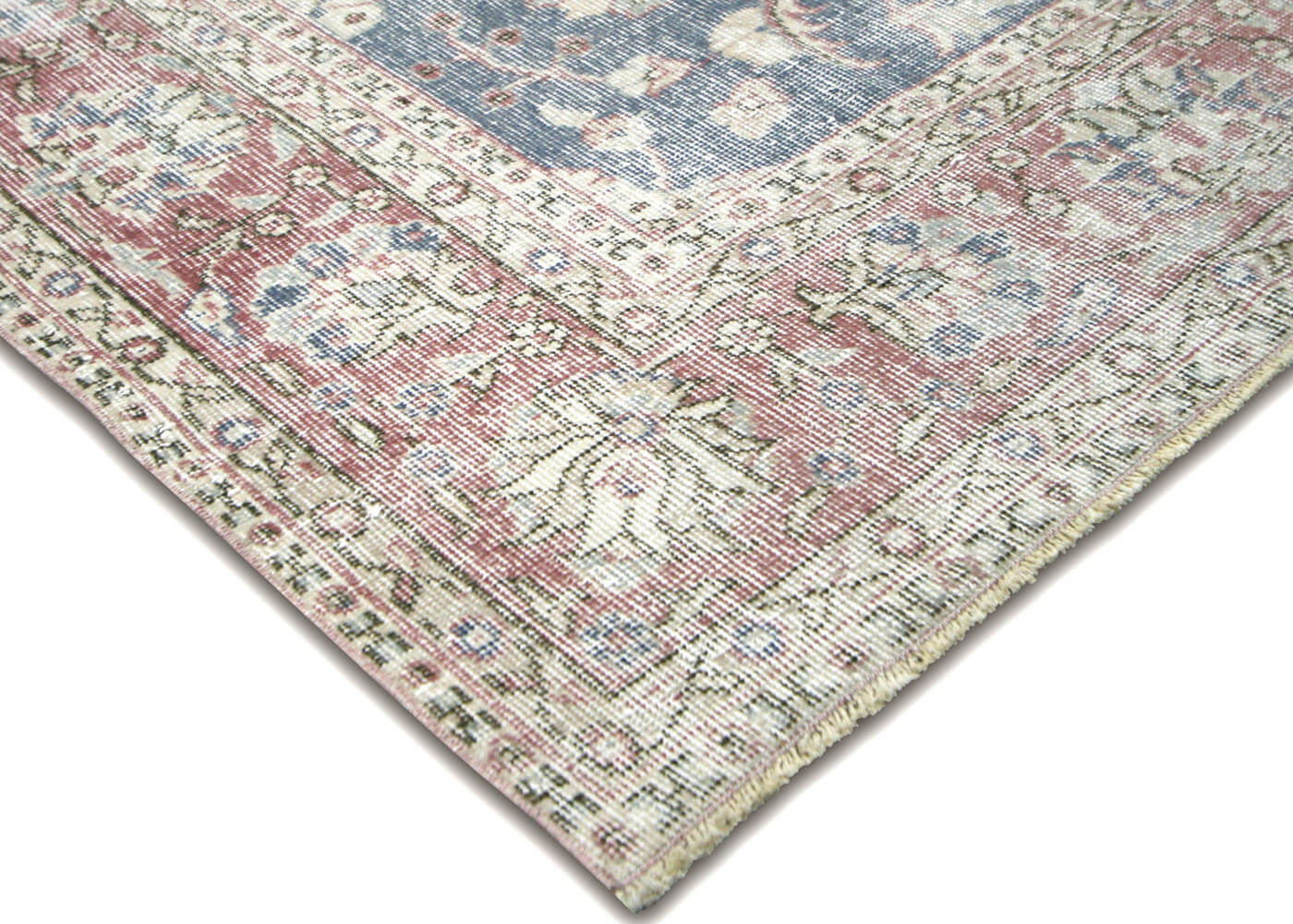 Vintage Turkish Oushak Rug - 6'7" x 10' - 210106