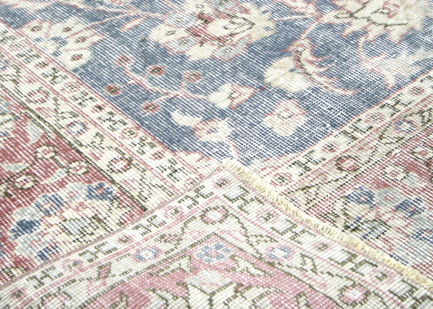 Vintage Turkish Oushak Rug - 6'7" x 10' - 210106