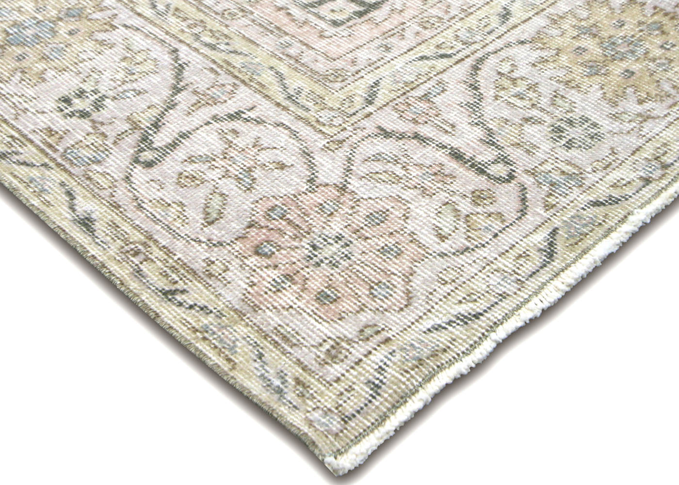 Vintage Turkish Oushak Rug - 7'10" x 11' - 210107