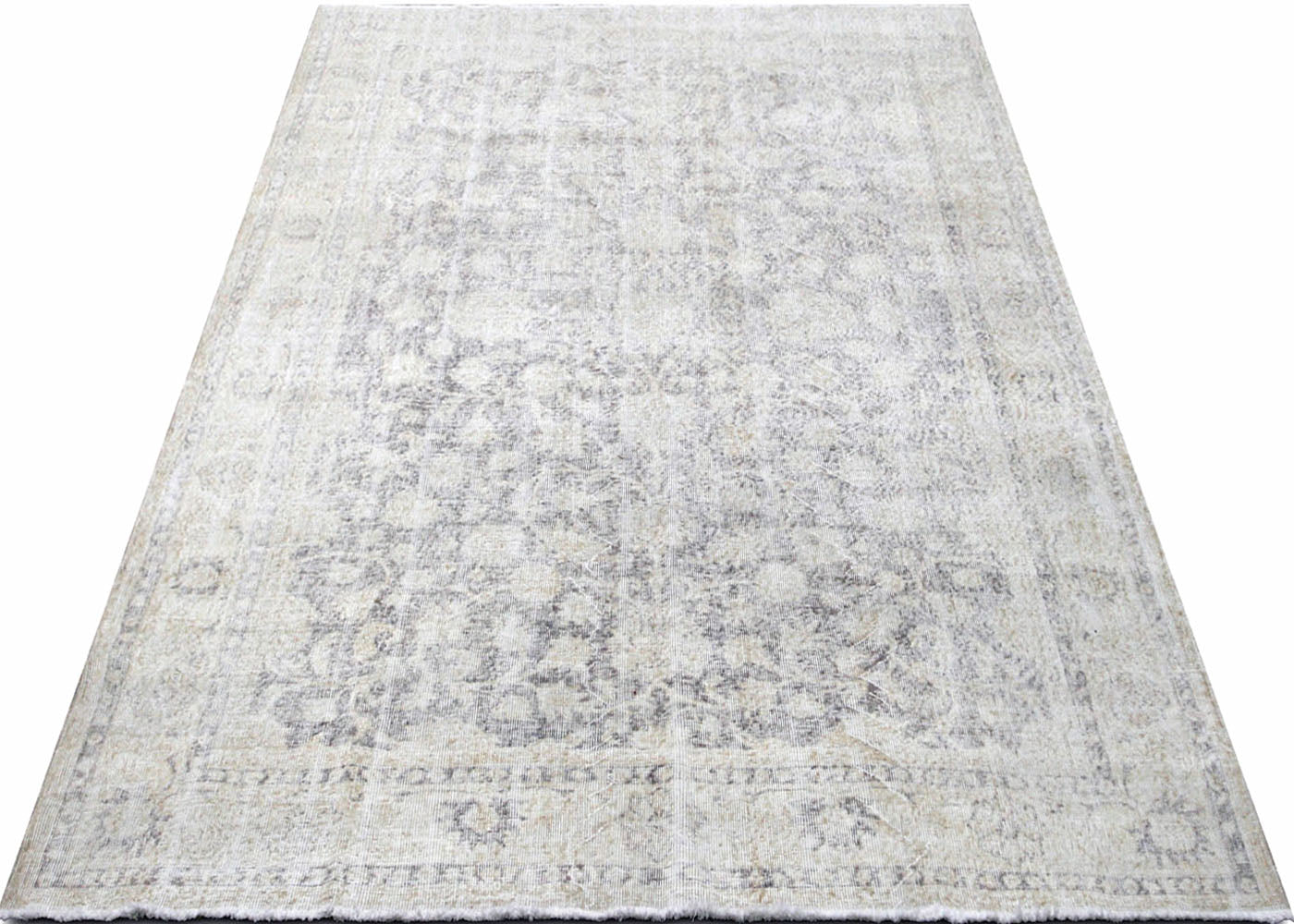 Vintage Turkish Oushak Rug - 6'9" x 10'4" - 210114