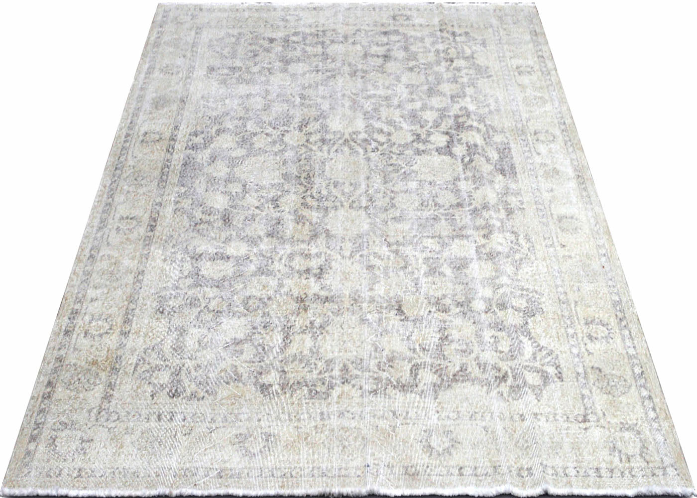 Vintage Turkish Oushak Rug - 6'9" x 10'4" - 210114