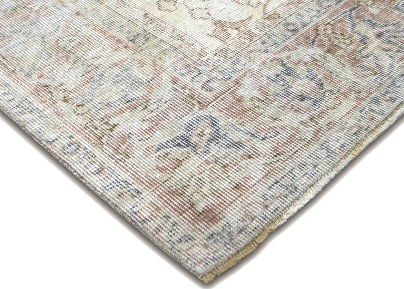 Vintage Turkish Oushak Rug - 6'5" x 9'2" - 210120
