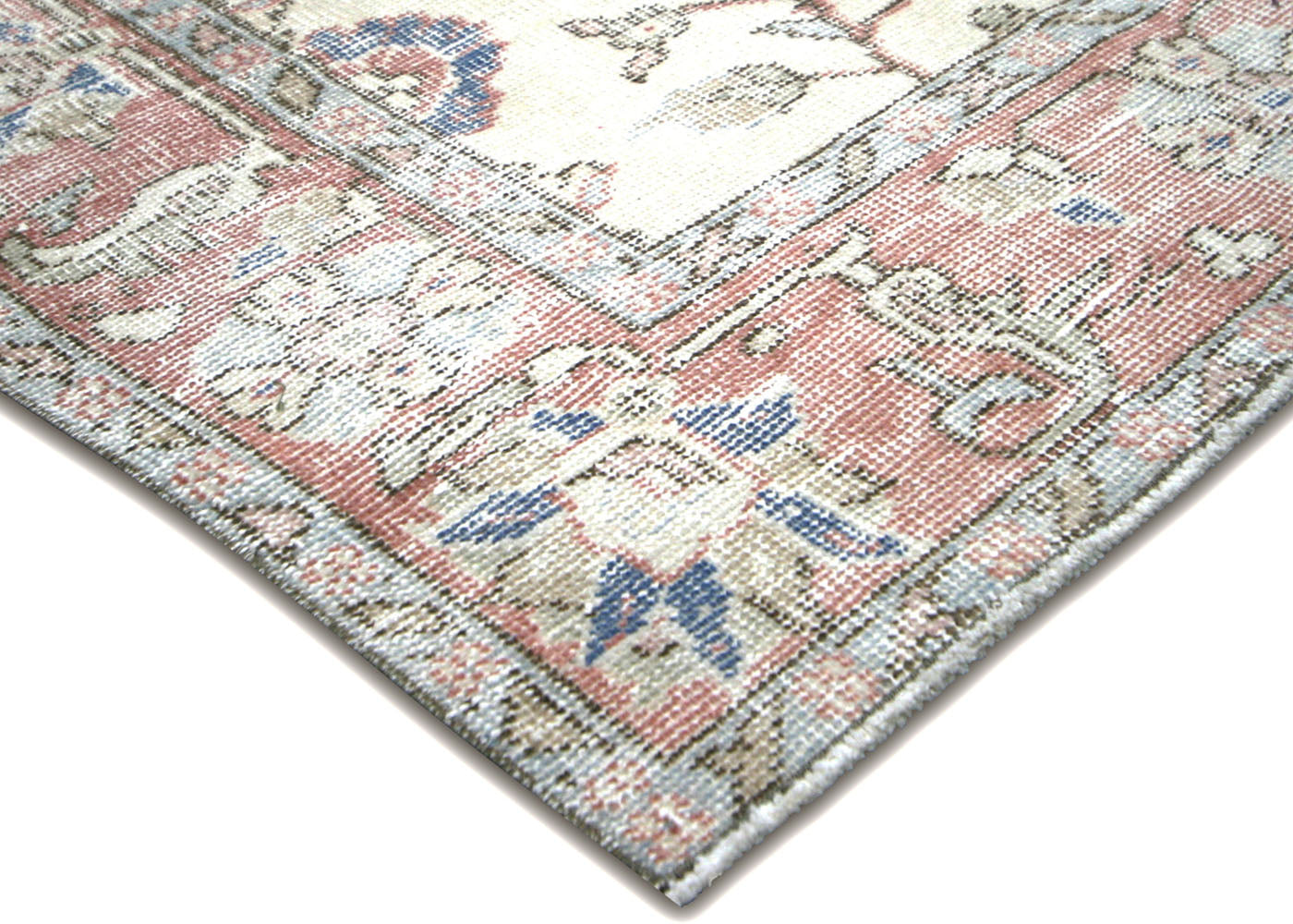Vintage Turkish Oushak Rug - 7'2" x 10'8" - 210121