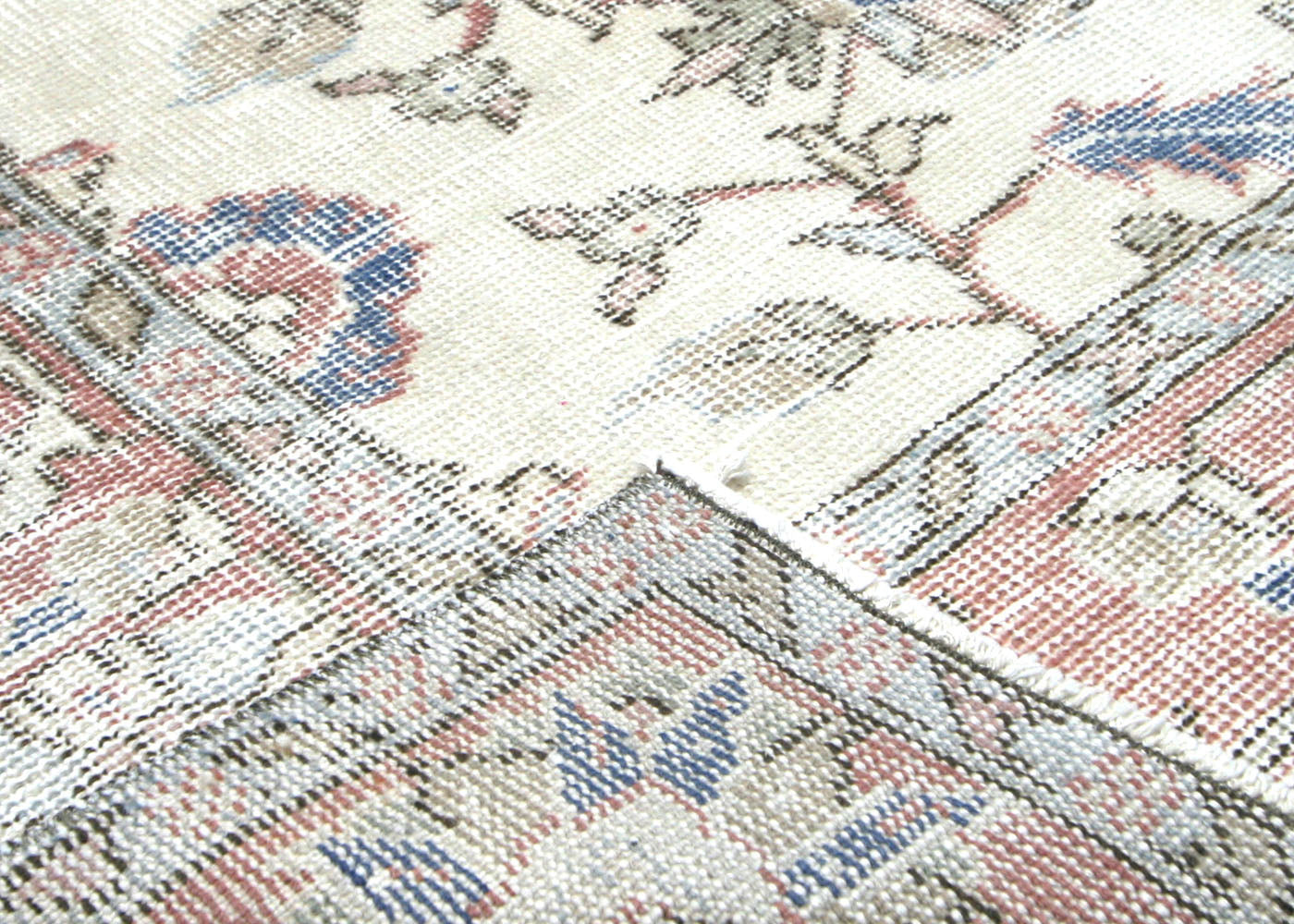 Vintage Turkish Oushak Rug - 7'2" x 10'8" - 210121