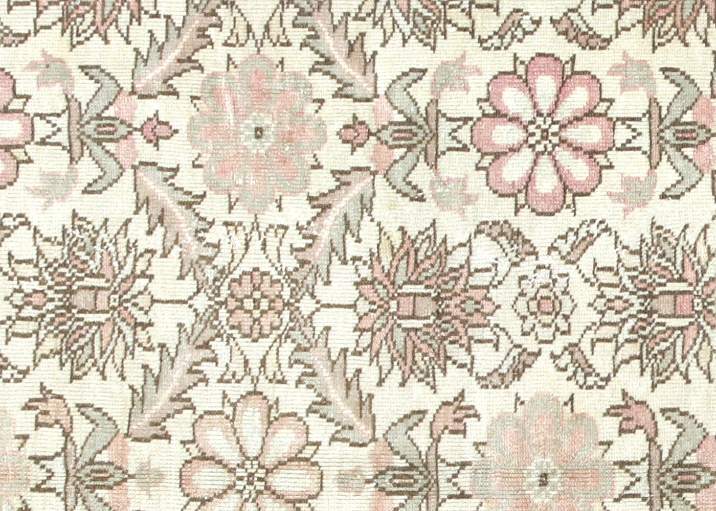 Vintage Turkish Oushak Rug - 5'6" x 9' - 210122