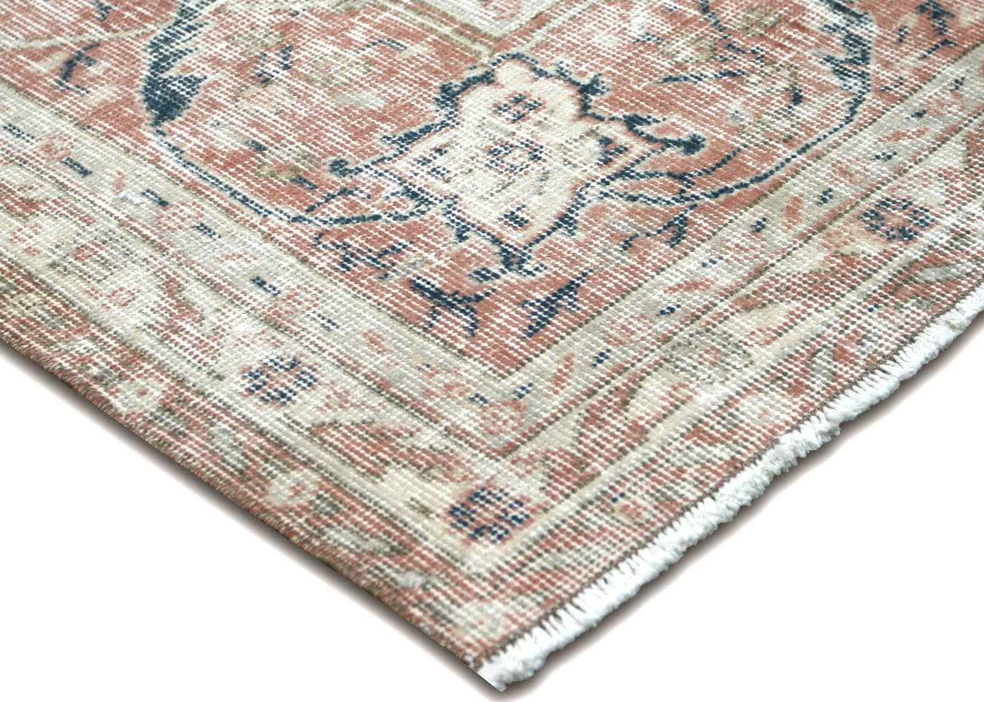 Vintage Turkish Oushak Rug - 7'11" x 11'6" - 210125