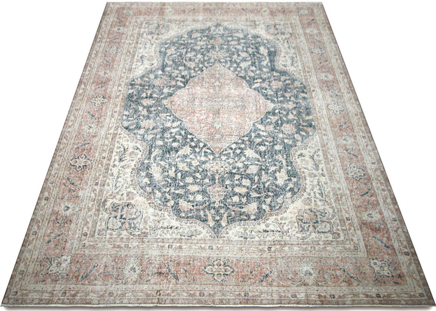Vintage Turkish Oushak Rug - 7'11" x 11'6" - 210125