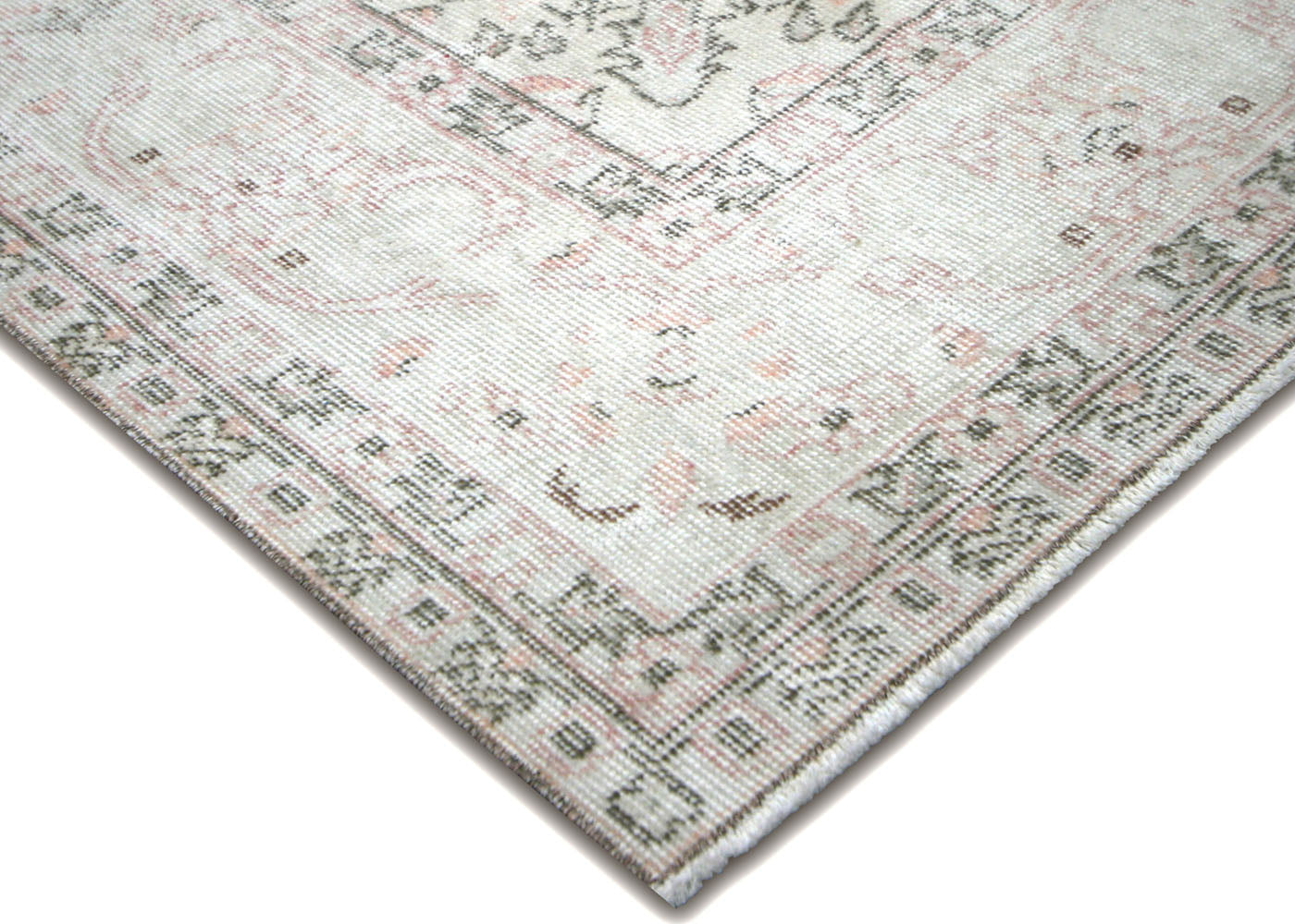 Vintage Turkish Oushak Rug - 7'1" x 10'11" - 210127