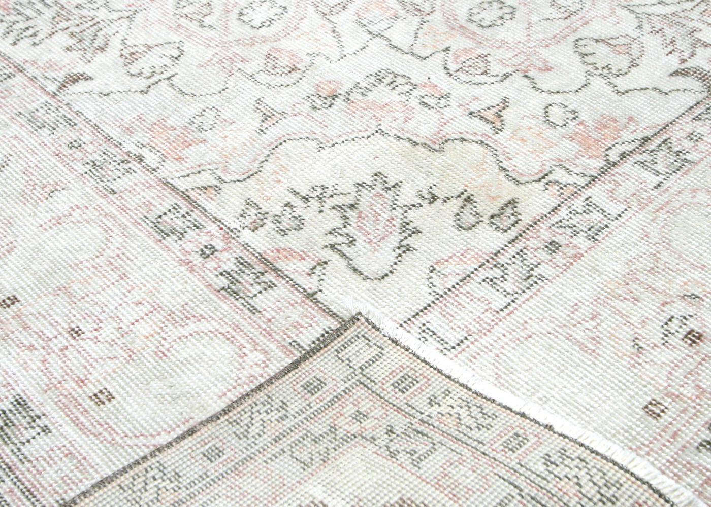 Vintage Turkish Oushak Rug - 7'1" x 10'11" - 210127