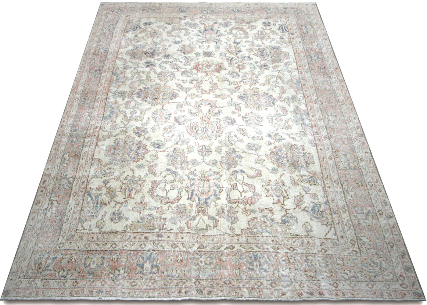 Vintage Turkish Oushak Rug - 7' x 11'4" - 210130