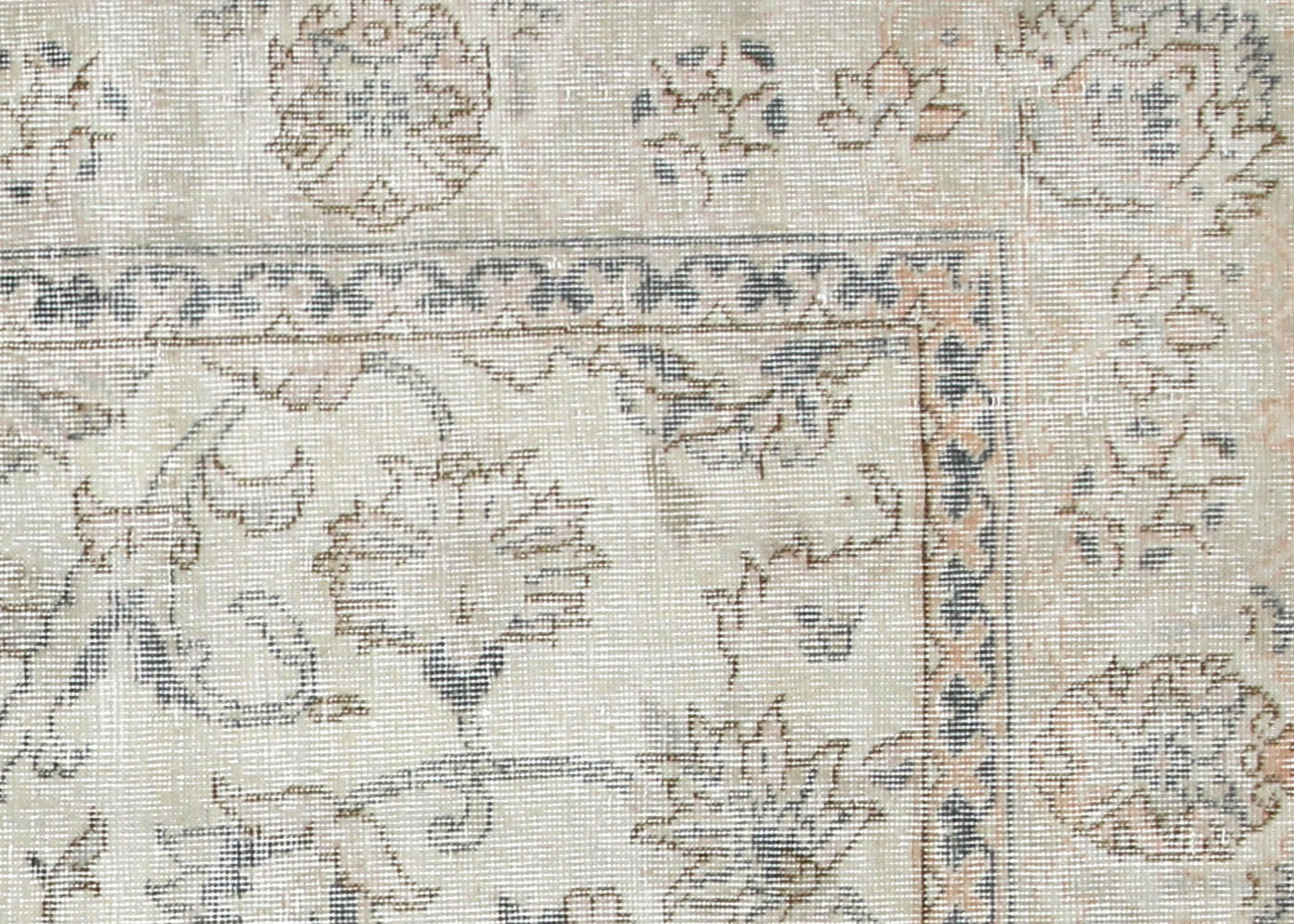 Vintage Turkish Oushak Rug - 6'4" x 9' - 210131