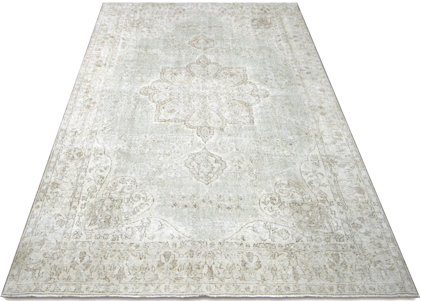 Vintage Turkish Oushak Rug - 7'5" x 11'2" - 210132