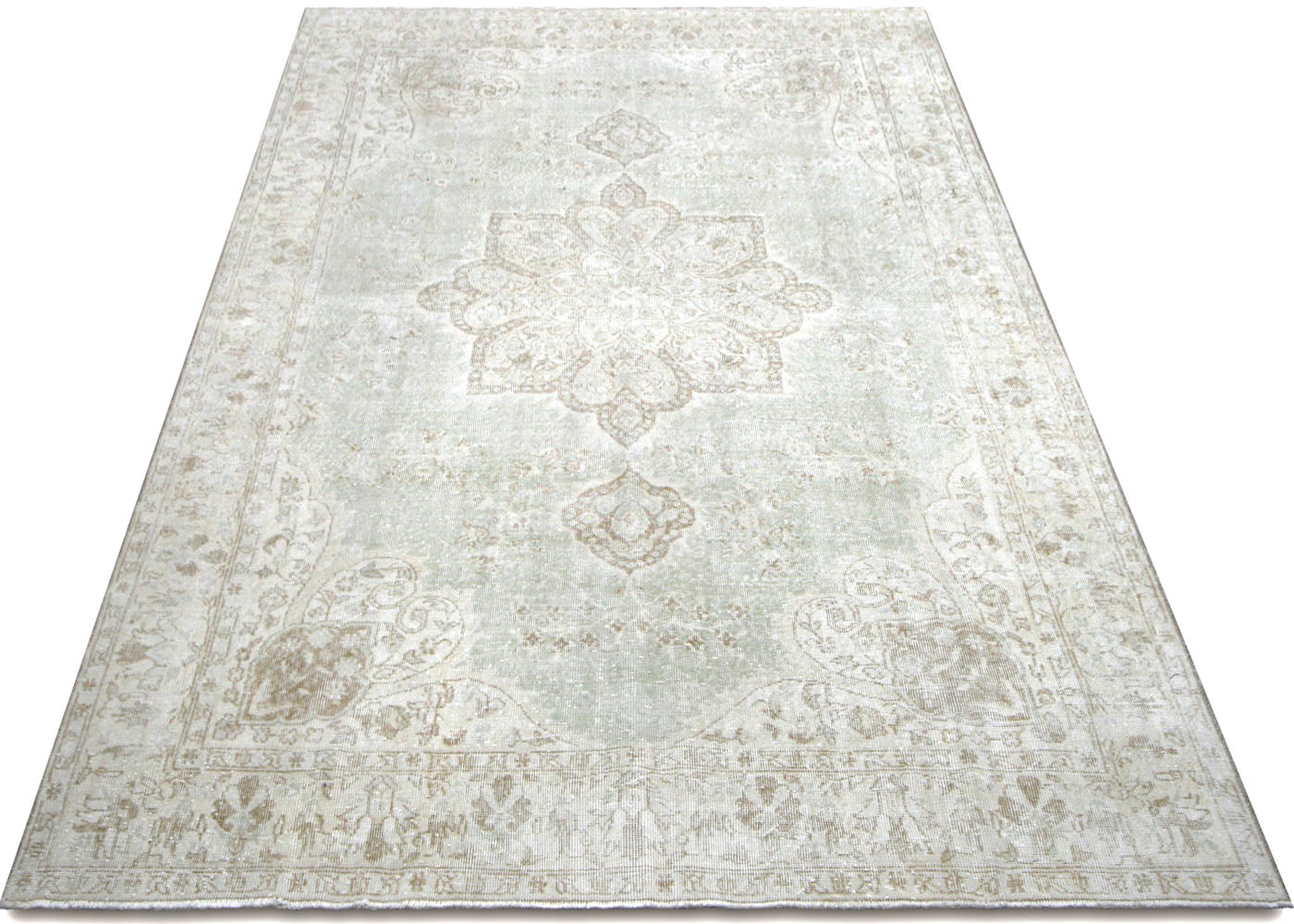 Vintage Turkish Oushak Rug - 7'5" x 11'2" - 210132